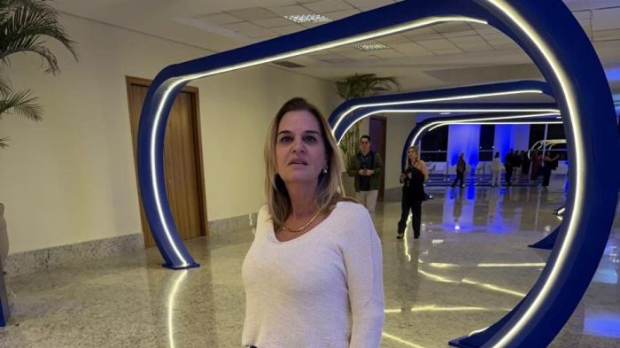 Gestora da Escola Jeitinho de Criança no Fórum de Mantenedores da SAS Educação