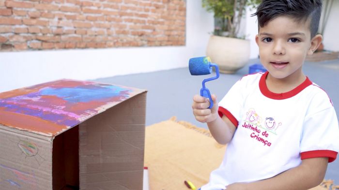 Vamos pintar a caixa?