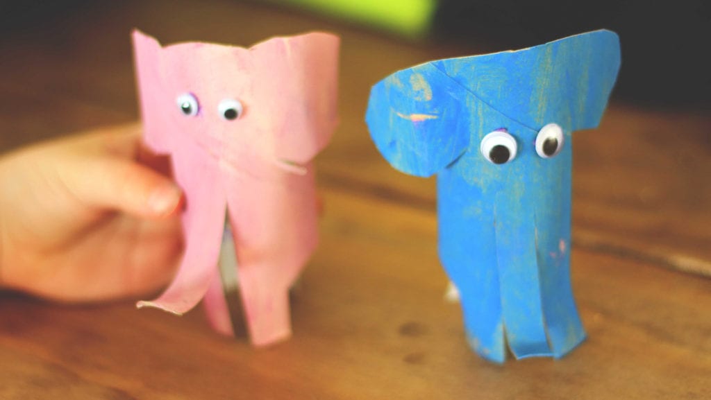 Jogo de papel educativo fácil para crianças, quebra-cabeça infantil simples  com cabeça de elefante engraçada